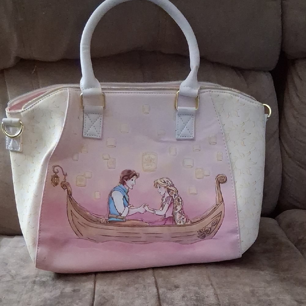 Disney Rapunzel Pink and Cream Tote Bag